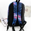 Moda Unisex Estrellas Universo Espacio Impresión Mochila Libro escolar Mochilas Bandera británica Bolso de hombro BHD2 Q0705