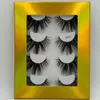 4 pares/set cílios postiços feitos à mão natural longo cílios macios 10 estilos reutilizáveis 6d vison cílios para maquiagem dos olhos