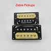 SH1N SH4 Humbucker pickuper med ledningsnät Elektriska gitarrupphämtningar Zebra / Black Guitar Pickups Set In Stock