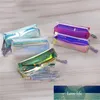 6Colors Transparent Laser Travel Make Up Bag Étui de maquillage en cuir PU holographique pour outil cosmétique