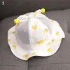 Zomer zonnebrandcrème baby cap zoet hart kinderen panama hoed jongen meisje beanie strand petten emmer hoeden ademende hoogwaardige brede rand