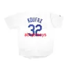 Özel Dikiş Sandy Koufax Home Beyaz Forma Erkek Kadın Gençlik Çocuk Beyzbol Forması XS-6XL