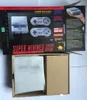 Super Mini SNES 4K HDTV Videospelkonsol 16bit Support Nedladdningsbutik Framsteg för Super NES Classic Edition 21 eller 600 spelspelare