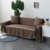 Stuhlabdeckungen 1/2/3/4 Sitzer Sofa Handtuch Solide Farbe Möbel Dekoration Protector Slipcover für Wohnzimmer Dekor Cover Deck Decke