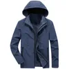 Spring Fashion Men039s Classic Urban Jackets Wojskowy strój biznesowy Streetwear Casual Sports Tops Male Slim Fit Windbreaker4539292