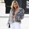 Vintage Fluffy Faux Pele Casaco Mulheres Curto Furry Pele Falsa Inverno Outerwear Rosa Casaco Casual Party Overcoat 210910