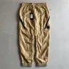 2022 SS Metal Nylon Men Pants One Lens Logo Zipper Pocket Male Pant Outdoor Tracksuit Casual Jogging Byxor Black2407564