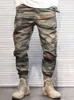 100% algodão retro homens streetwear camuflagem calças de carga exército verde pockerts jasgador homme marca casual harem calças 211112