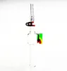 Le plus récent Bong Ash Catcher 14mm 18mm d'épaisseur en verre Pyrex Bubbler Ashcatcher Conduites d'eau avec Quartz Nail pour NC Kits