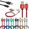 USB C Быстрая зарядка кабелей 2a нейлон плетеный 1 м 2 м 3 м 3 фута 6 футов 10 футов длиной зарядное устройство для Samsung S7 S8 S21 S22 мобильный телефон Xiaomi Google Andorid