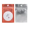 Clear Front Resealable Plastic Storage Bag Retail Self seal Poly Pouch with Hang Hole Mylar Foil Jewelry Packages LX3694