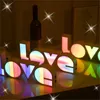 Saint Valentin Mariage Anniversaire Cadeau LED Saint Valentin pour Filles Décor Romantique s Invités 211216