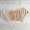 Kök Träsked EcoFriendly Japan Porslin Bambu Skedar Kaffe Honey Tea Ladle Stirrer Dinnerware Scoopzc266