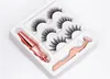 Magnetic Liquid Eyeliner False Eyelashes Tweezer Set Fake Eye lashes Glue Make Up Tools 3 Pairs eyelash6548493