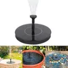 Mini Solar Power Water Fountain Garden Pool Pond Outdoor Bird Bath Floating Pump Patio Landscape Decoration 210713