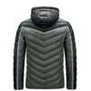 Człowiek Casual Łączenie Down Jacket Fashion Trend Pary Zipper Plus Size Płaszcze z kapturem Puffer Designer Winter Luxury Chleb Ciepłe kurtki Puff