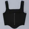 Elegant Vest Crop Top Women Clothes Bandage Tops For Sexy Summer Party Club Corset Tank 210515