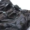 Sommar Mens Baggy Multi Pocket Militär Camo Shorts Cargo Loose Breeches Male Lång Camouflage Bermuda Capris Plus Storlek 6xl 210518