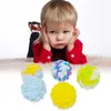 Top Şekli Fidget Oyuncaklar Silikon 3D Dekompresyon Kabarcık Topu Çocuk Eğitim Duyusal Stres Rölyef tutam Squishy