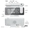 Digital Alarm Clock Clocks USB Wake Up Watch Table Electronic Desktop FM Radio Time Projector Snooze Funktion 21097775