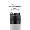 350 ml Kaffee Tee Wasser Flaschen Camping Ausrüstung Tragbare Französisch Presse Filter Topf Dripper Thermos Liebhaber 210607