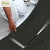 Funlife 20x300cm japonês preto madeira adesivo adesivo impermeável adesivo de parede para banheiro cozinha cozinha decoração 210929