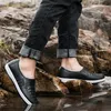 Homens Rainboots Impermeáveis ​​Botas de Chuva Pesca Sapatos de Água Raso PVC Moda Masculina Ao Ar Livre Flat antiderrapante confortável