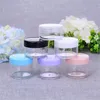 10g 15g 20g Pot cosmétique échantillon récipient vide bouteille pots en plastique avec bouchon à vis couvercle bouteilles étui d'ombre à paupières