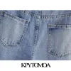 Kvinnor Chic Fashion Hollow Out Ripped Straight Denim Jeans High Waist Zipper Fly Kvinna Byxor Mujer 210420