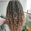 Synthetic Wigs Headband Dreadlock Wig Soft Faux Locs Cosplay Black Braiding Crochet Twist Hair For Women Men 14 Inch