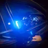 2pcs Car Door Solar New Magnetic Wireless Opening Warning Lights LED Strobe Flashing Waterproof Anti-Collision Signal Light