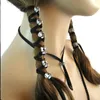 Haarclips Bronrettes Accessoires Skull Sieraden Leer Tieshandschoen Wrap4674029