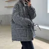 Winter Heren In Warme Parka's Jeugd Sneeuwjassen Mode Plaid Losse Trenchcoat Rits Casual Katoen Gewatteerde Kleding M-2xl 210524