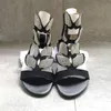 Frau Hausschuhe Strass Slides Sandalen Damen Damen Schmetterling Schuhe Wohnungen weiblich Sexy Mode Kristall offene Spitze Knöchel Reißverschluss Größe 43 04