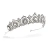 Ny Western Style Bridal Crown Headband Gorgeous Crystal Bride Headpiece Hair Accessories Wedding Tiaras Hair Smycken Party Gift4665606