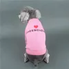 Moda Mektubu Jakarlı Evcil Kazak Köpek Giyim Marka Elastik Bichon Örgü Kazak Kış Güzel Charm Schnauzer Kazak Hoodies