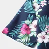 Floral Camisas Homens Verão Casual Mens Aloha Camisa Praia Férias Hawaiian Camisas Flor Imprimir Chemise Home 210524