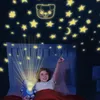 Party Favor Children Cartoon Plush Toy LED Night Light Starry Belly Dream Projection Comforting Lamp Star Projector Xmas Födelsedag 2615