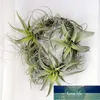 Decorative Flowers Wreaths 4Pack Artificial Pineapple Grass Air Plants Fake Faux Flocking Tillandsia Bromeliads Home Garden Deco6224378