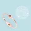 Drop Rose Gold Silver 100 Språk Jag älskar dig Bangle Shaking Sounds With Projection Clavicle Wedding Armband