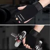 Polsondersteuning sportschoolhandschoenen handgreep synthetisch leer crossfit gymnastiek bewaker palmbeschermers training handschoen pull-up training gewichtheffen