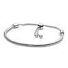 Original Pando breloque chaîne serpent 100% 925 bracelet en argent sterling pour les femmes de mode classique de haute qualité bijoux à bricoler soi-même