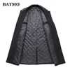 BATMO arrival winter high quality wool trench coat men,men's wool casual jackets,plus-size M-3XL 1721 211011