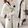 Imitation Mink Velvet Jacket Autumn And Winter Wool Clothing Fashion All-match Loose Coat Mid-length Thickening Tide