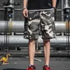 Camouflage Camo Cargo Shorts Men Mens pure cotton Casual Shorts Male Loose Work Shorts Man Military Short DK19029 210518
