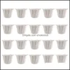 Coffeeware Cocina, Comedor Bar Garden Filtros de café 40 PCS / 2 paquetes Disponible Hine Reemplazo de tazas de filtrado de papel para la caída de la cocina del hogar