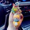 Creative Space Anime Keychain Fashion Car Bag Pendant Key Ring Trend Animal Astronaut Key Chains Couple Gifts Accessories G1019