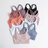 Women Tank Sports Bra Shirts Yoga Gym Vest Push Up Fitness Topps Sexiga underkläder Lady Tops Justerbar rem TOP563988