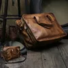 Sac de voyage en cuir véritable pour hommes Sac de voyage pour hommes Grand sac fourre-tout pour hommes