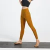 Kvinnor Leggings Kläder Persika Hip Yoga Pants Sports Multi Pocket med inbyggt elastiskt band för träning